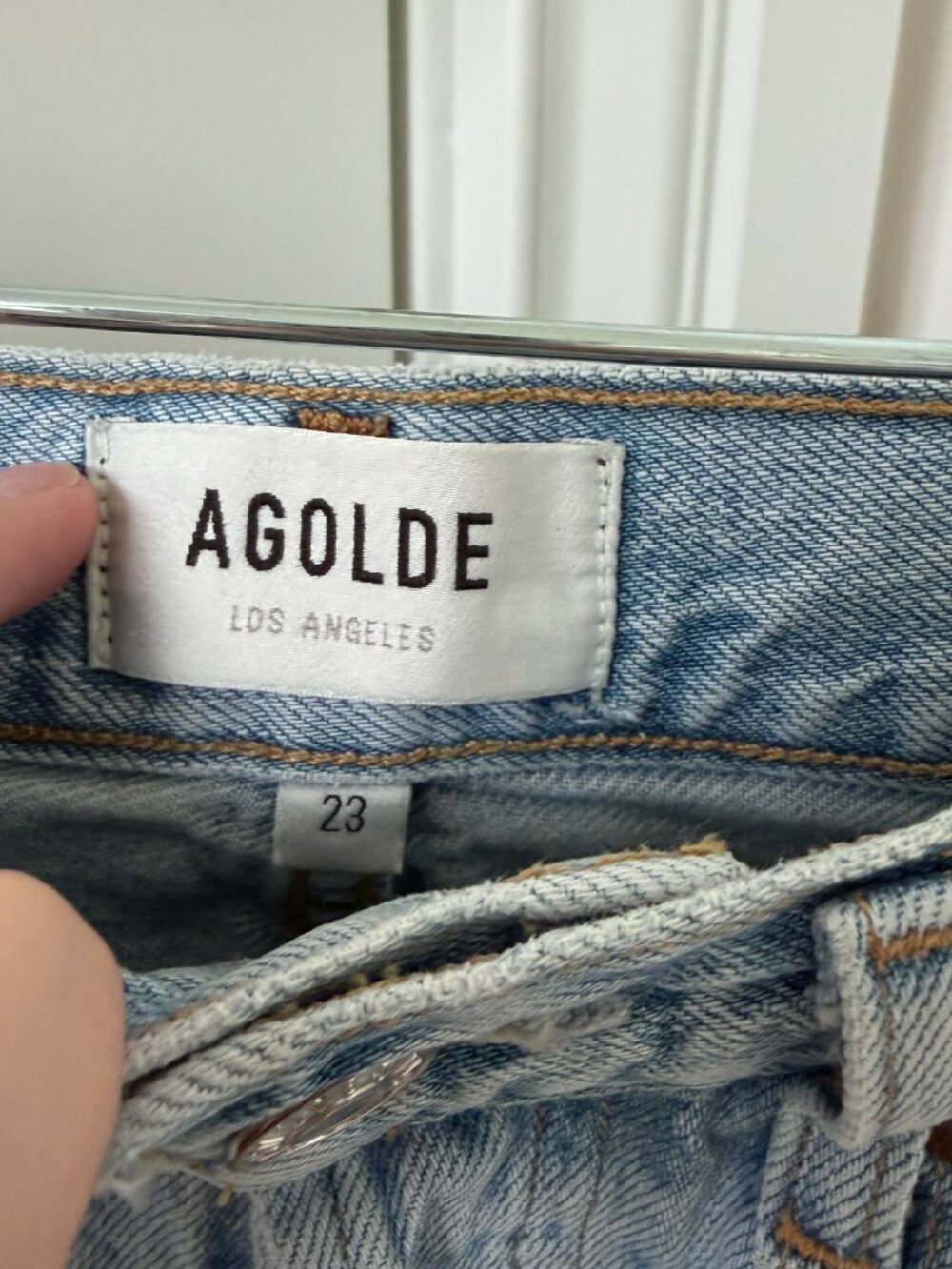 AGOLDE Riley High Rise Straight Jeans - Picture 4 of 6